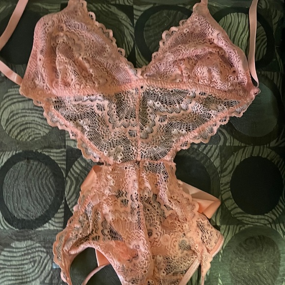 Pink Lacey Lingerie - Picture 1 of 1